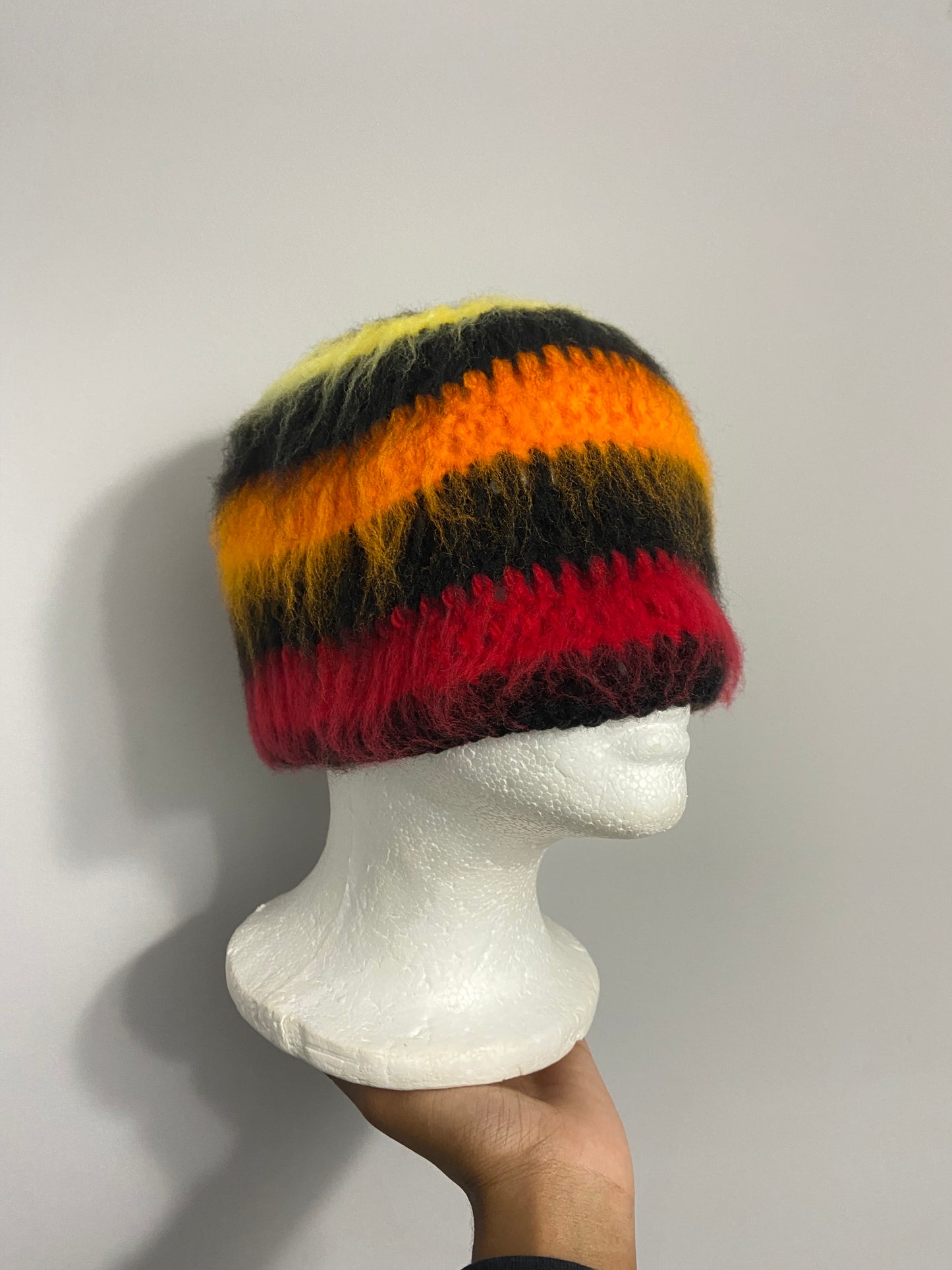 Crochet Mohair Beanie