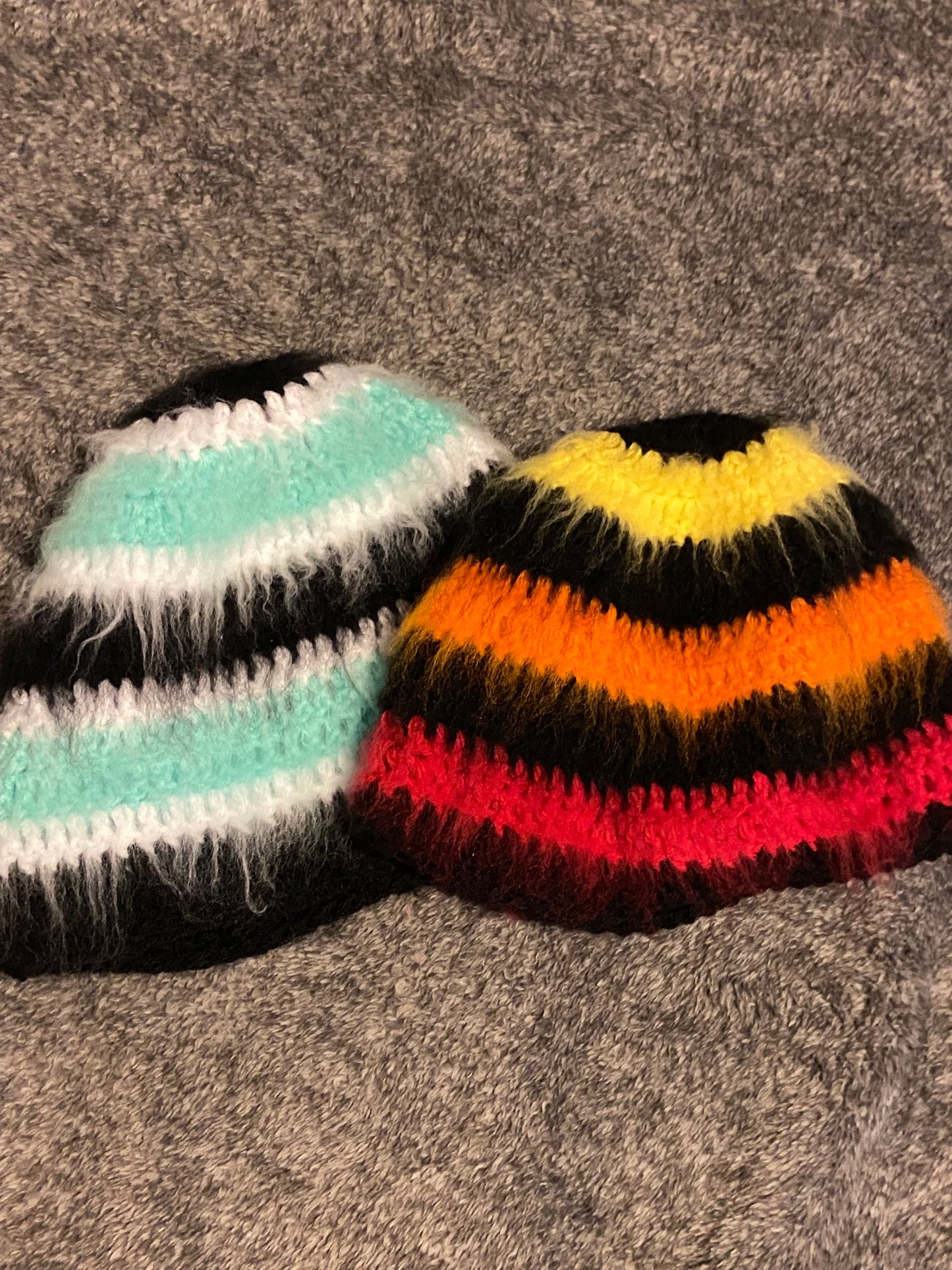 Crochet Mohair Beanie