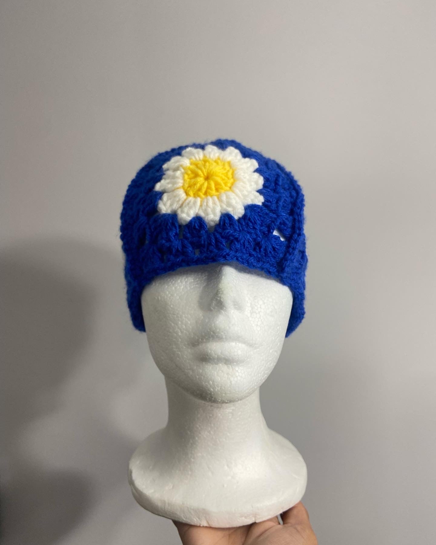 Crochet Daisy Beanie