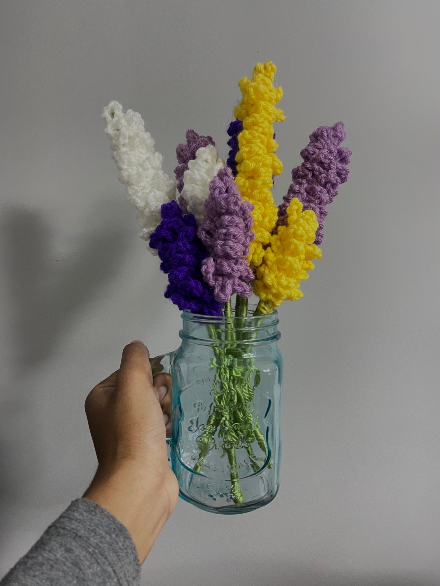 Crochet Lavender Bouquet