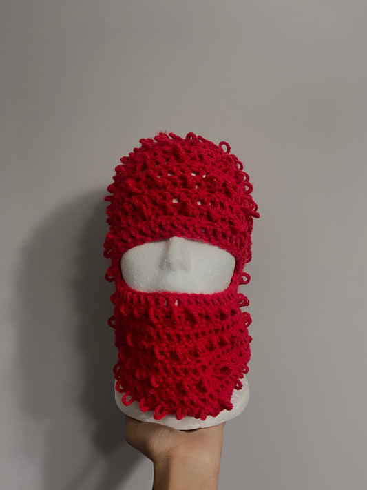 Crochet Distressed Ski Mask