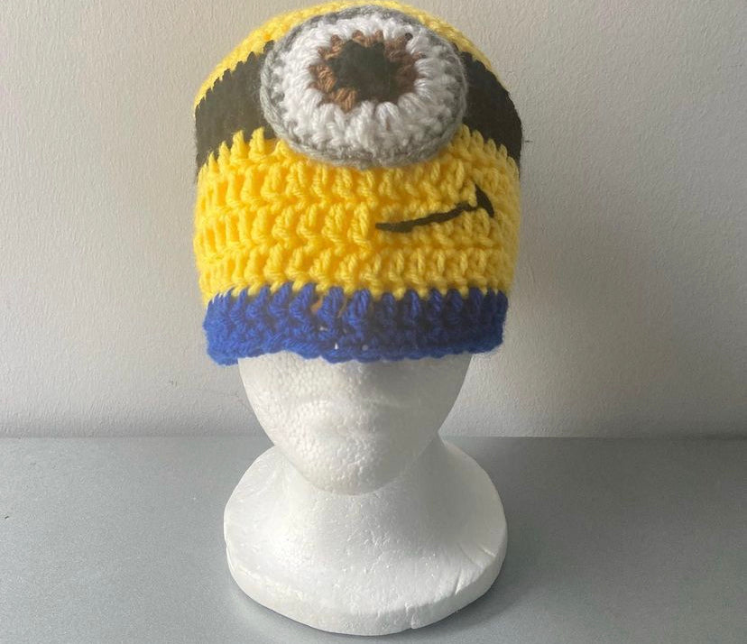 Crochet Minion Beanie