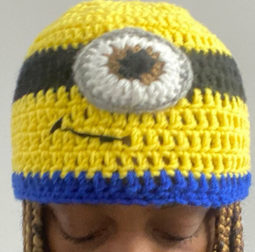 Crochet Minion Beanie