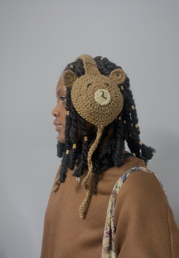 Crochet Bear Earmuffs