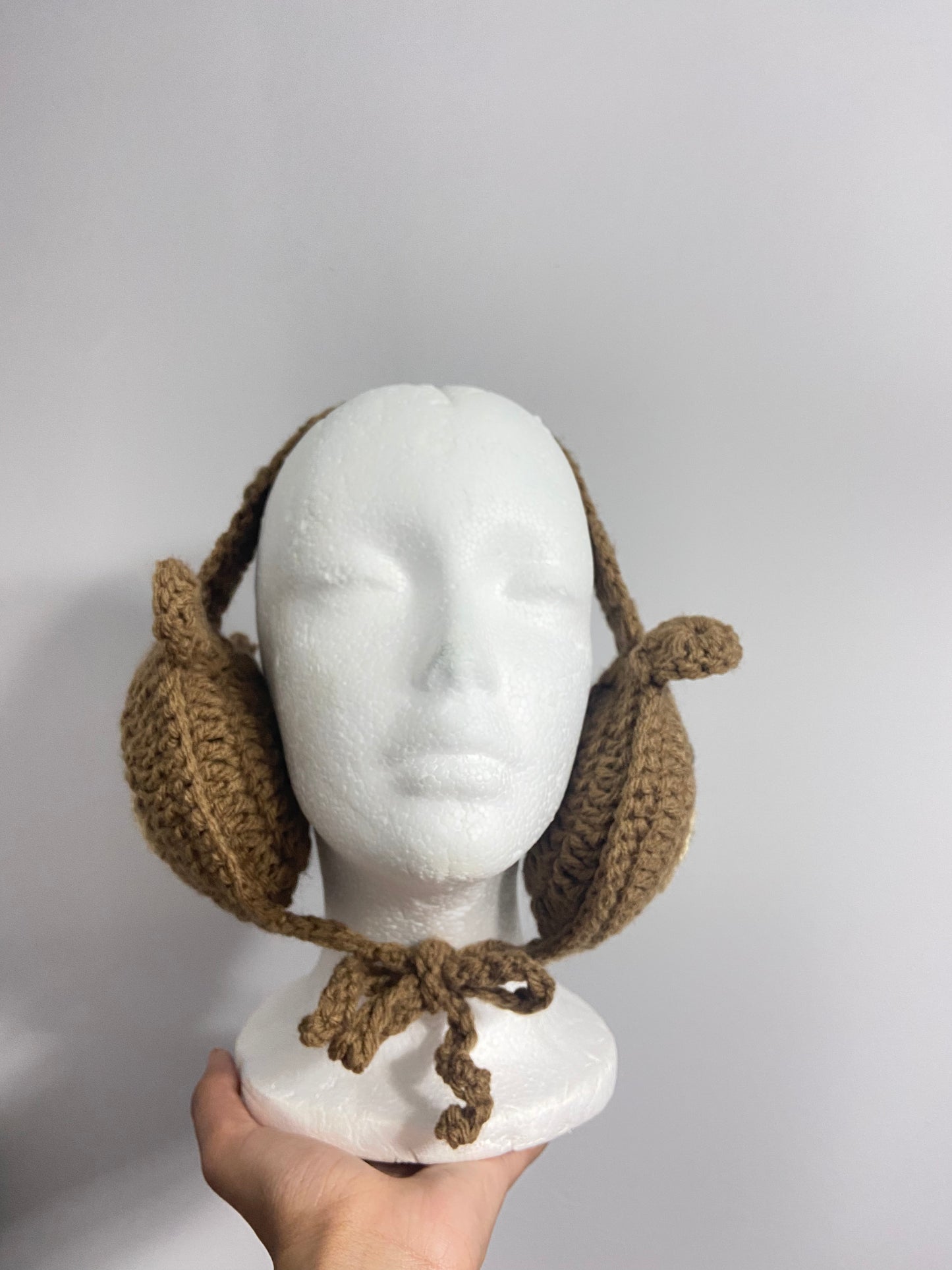 Crochet Bear Earmuffs